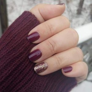 Color Street Amberdeen Aubergine Polish Strips